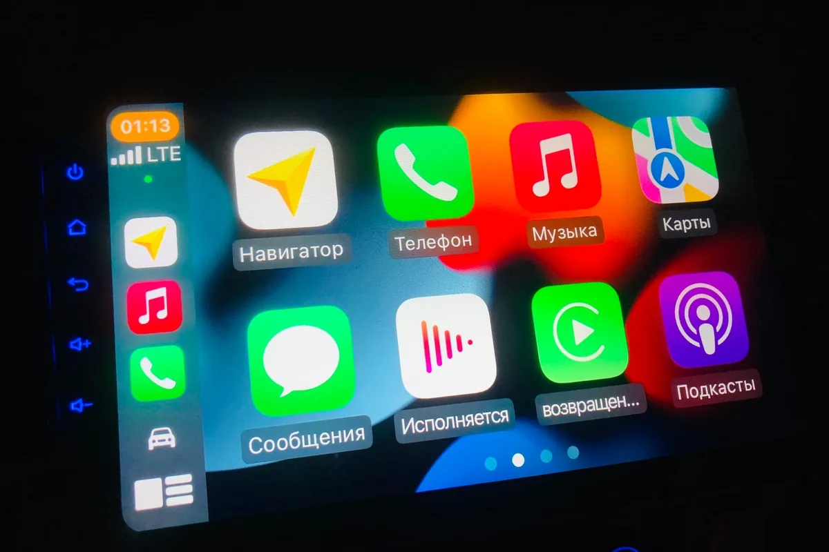 CarPlay на магнитоле Teyes в Hyundai Solaris
