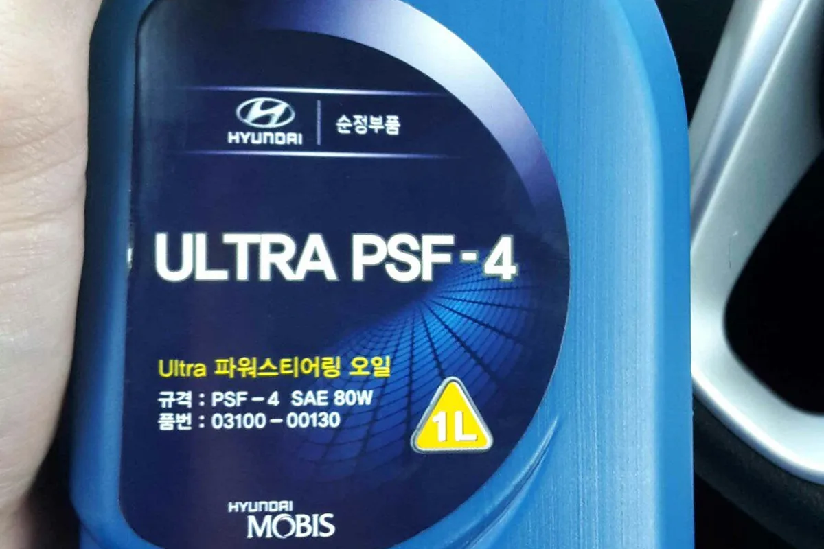 Флакон жидкости PSF-4 для ГУР Hyundai Solaris 1