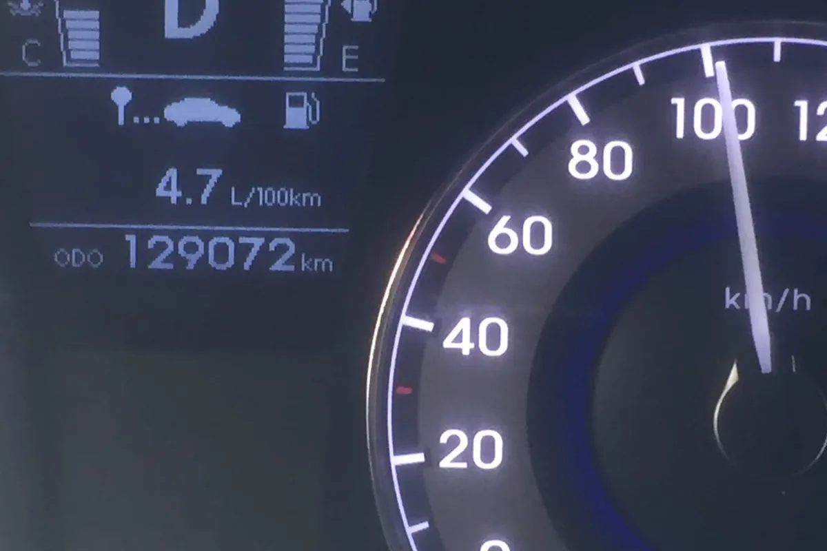 Бортовой компьютер Hyundai Solaris 1 после удаления катализатора