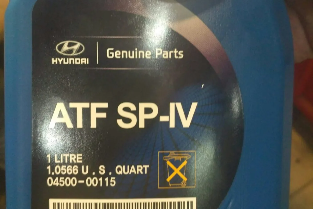 Масло ATF SP-IV для шестиступенчатого автомата Hyundai Solaris 1