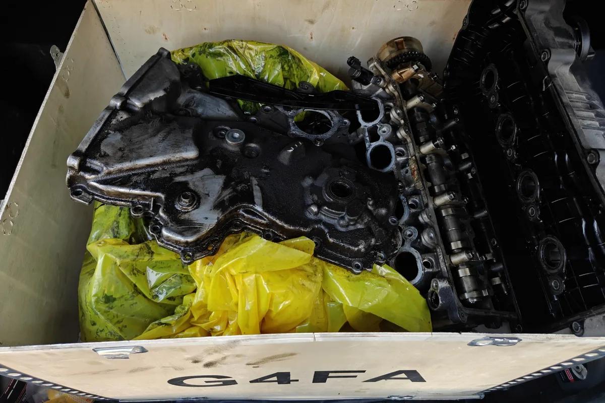 Головка блока G4FA Hyundai Solaris 1 в коробке