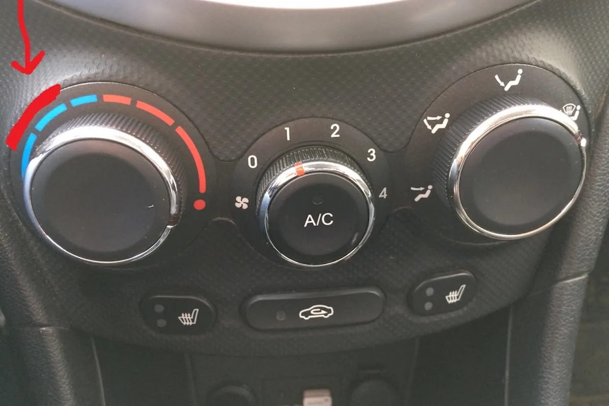 Блок управления отопителем Hyundai Solaris 1