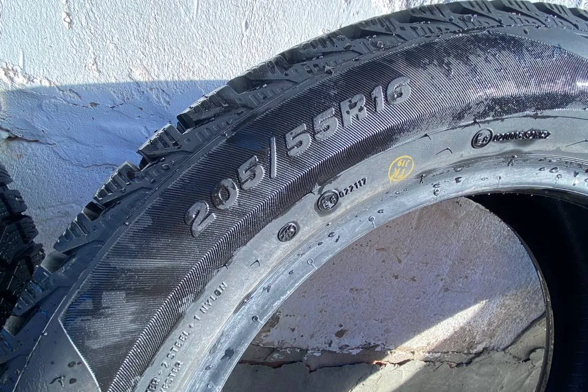 Маркировка зимней шины 205/55 R16