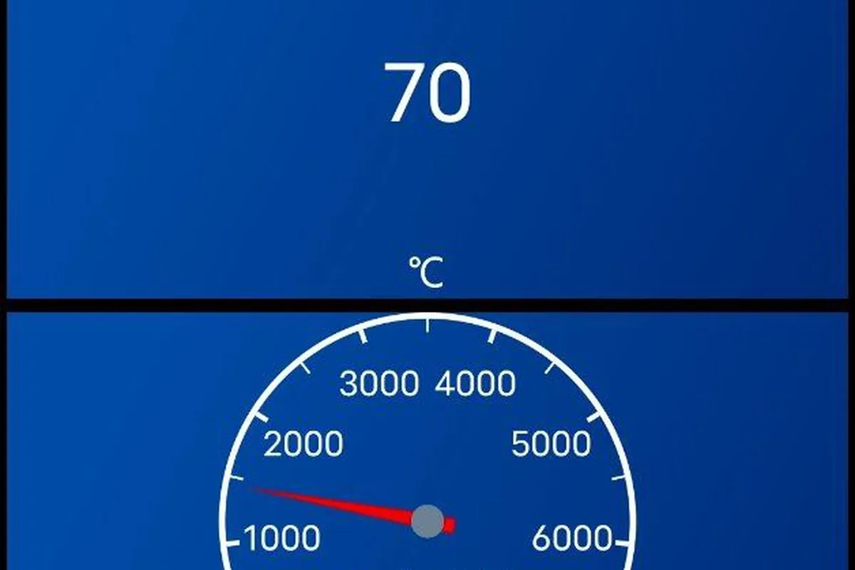 Передача, температура масла АКПП и обороты в приложении-сканере Kia Ceed