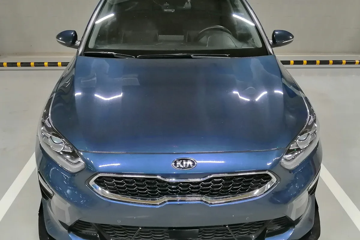 Kia Ceed CD с самодельным сплиттером на переднем бампере