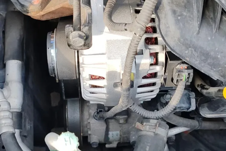 Генератор Valeo на 120 А, установленный на Kia Ceed JD