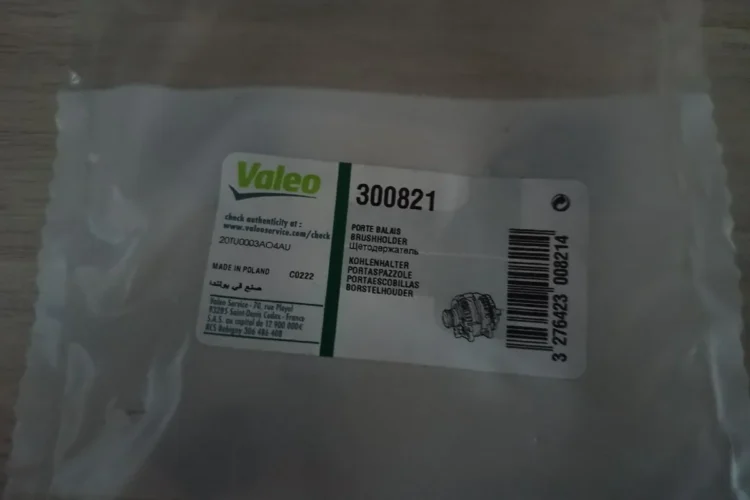 Упаковка щёток генератора Valeo для Kia Ceed JD
