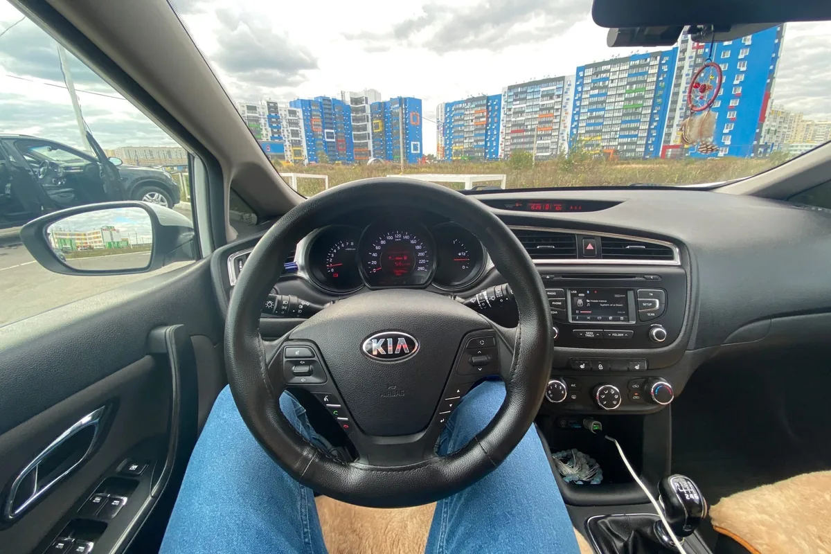 Руль Kia Ceed JD рестайлинг без кнопок круиза