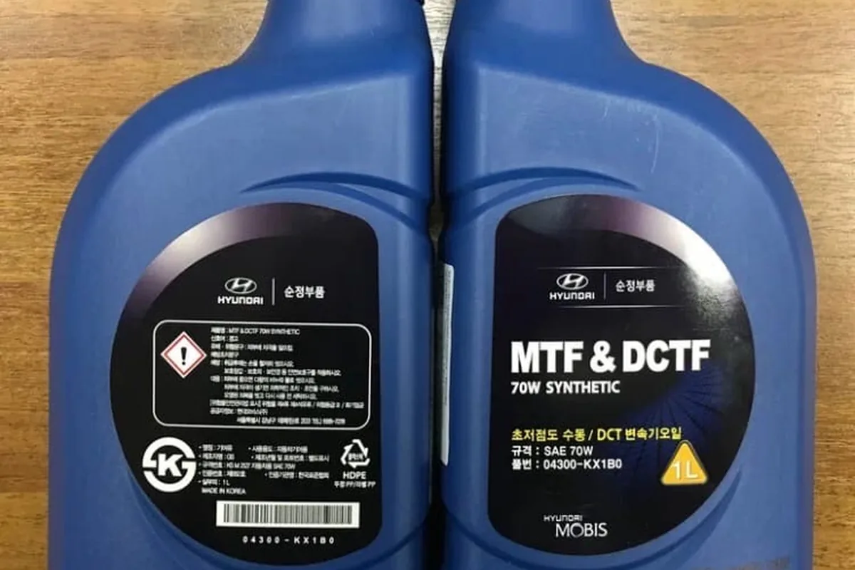 Оригинальное масло MTF & DCTF 70W для робота Kia Ceed