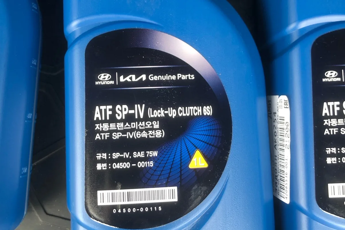 Оригинальное масло ATF SP-IV для автомата Kia Ceed JD