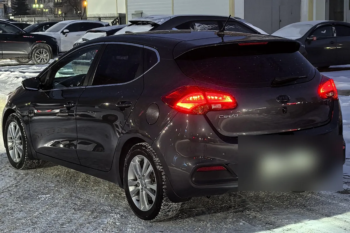 Kia Ceed JD после дальней поездки зимой