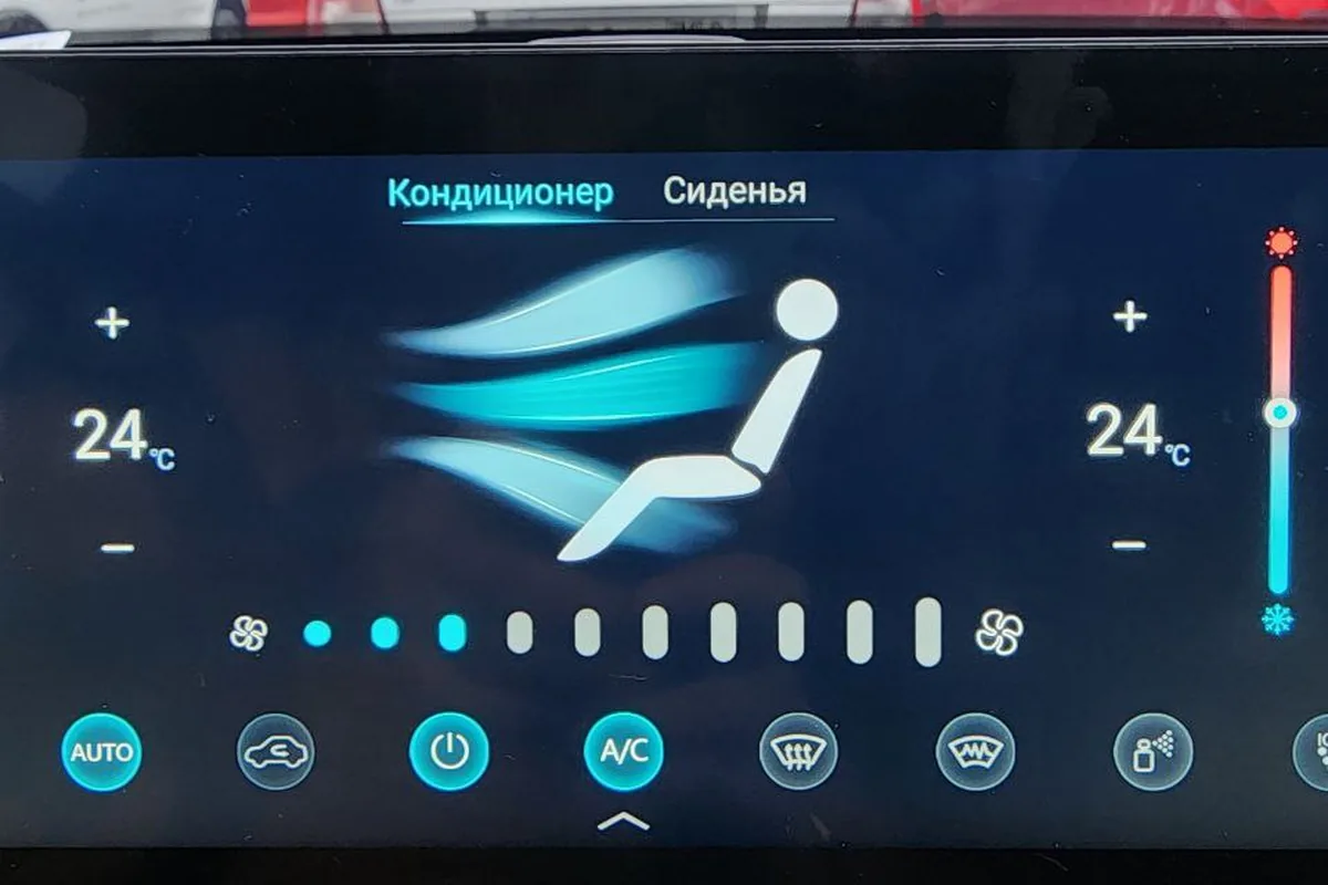 Экран климата Arrizo 8