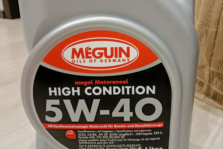 Канистра Meguin High Condition 5W-40 для Lada Largus