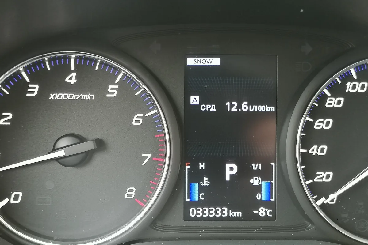 Приборка Аутлендер 3: −8 °C и режим SNOW