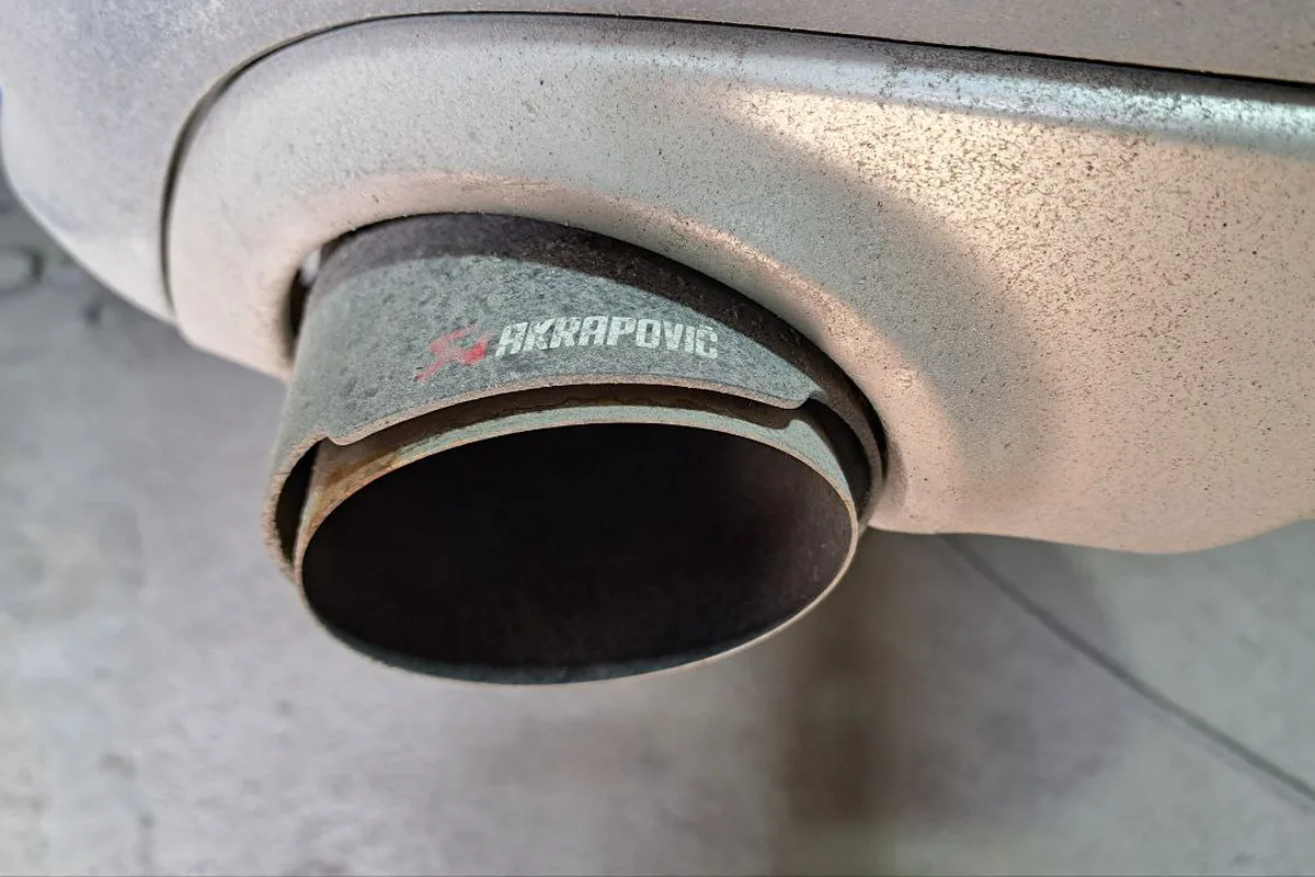 Насадка глушителя Akrapovic на Skoda Octavia A5