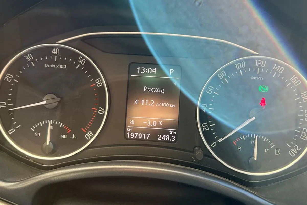 Приборка Skoda Octavia A5 с роботом после смены кодировки коробки
