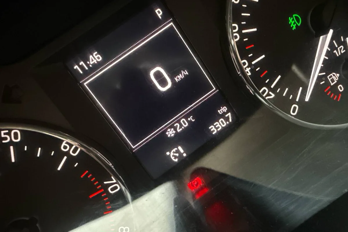 Ошибка круиза на приборке Skoda Octavia A7