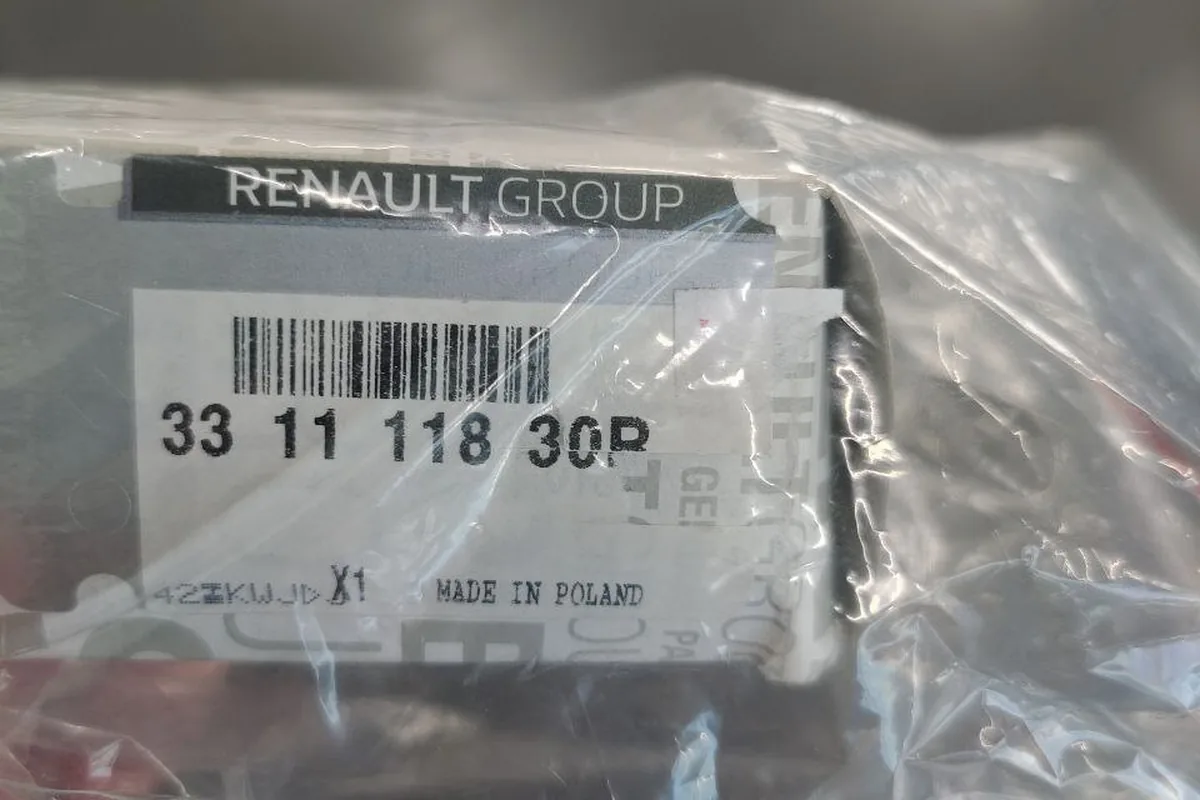 Оригинальная деталь Renault для сцепления Duster 1.3 по гарантии