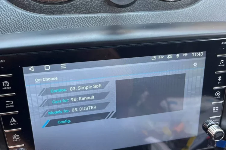Настройка CAN-протокола Duster в Android-магнитоле Renault