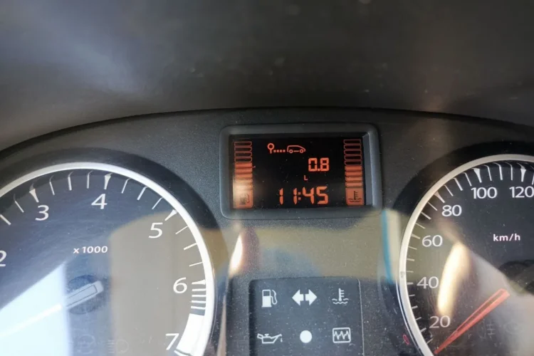 Бортовой компьютер Renault Duster после поездки без прогрева