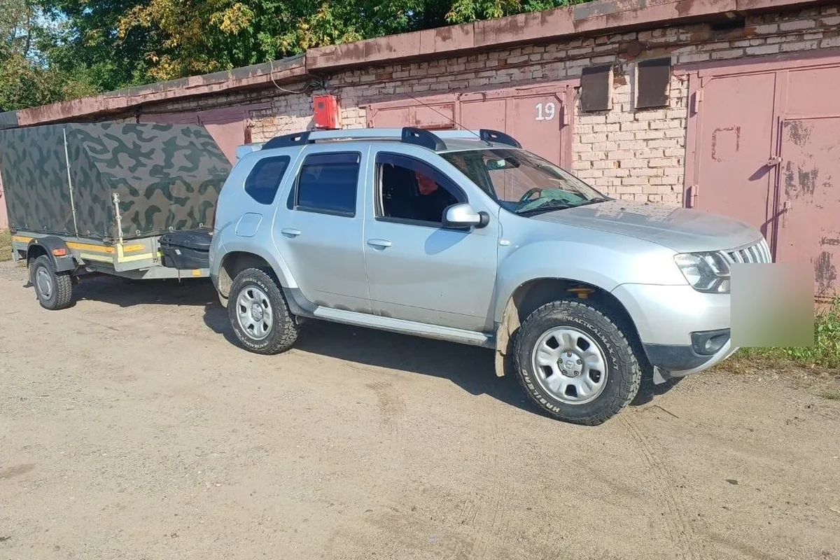Renault Duster на амортизаторах РИФ с колёсами 215/70