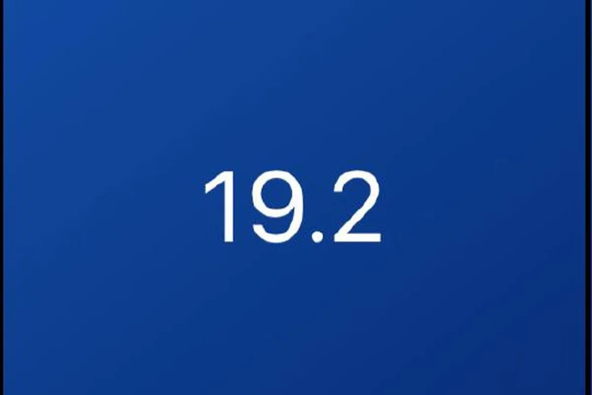 Давление хладагента 19,2 бар на экране прибора