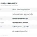 Рено Дастер на учёт: где VIN и номер двигателя, что делать с нечитаемым номером и ЭПТС