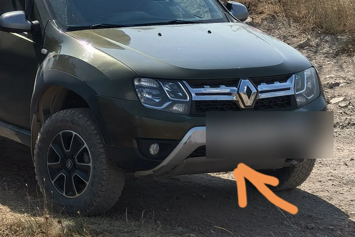 Штатная защита двигателя на Renault Duster