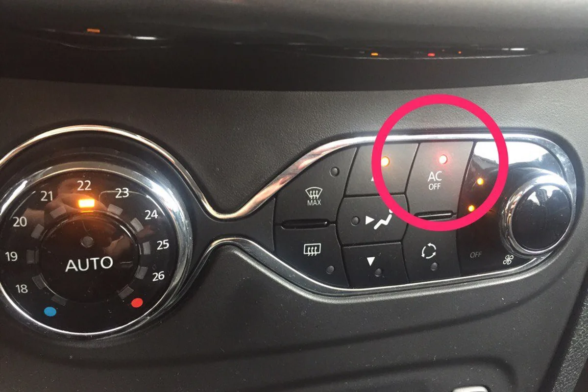 Блок климат-контроля Renault Logan 2 с кнопкой AC OFF