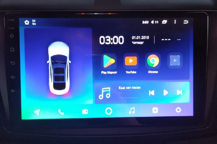 Андроид-мультимедиа на месте штатной в Renault Logan 2