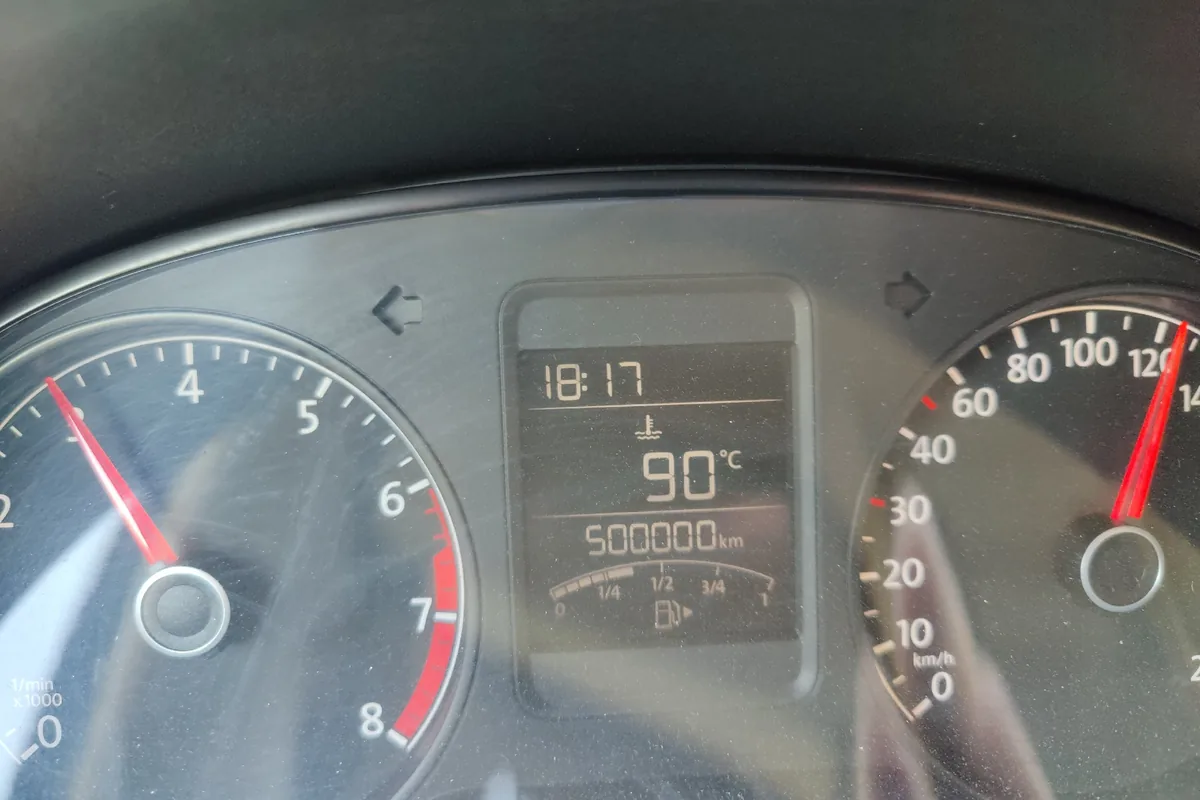 Одометр Volkswagen Polo с пробегом 500 000 км