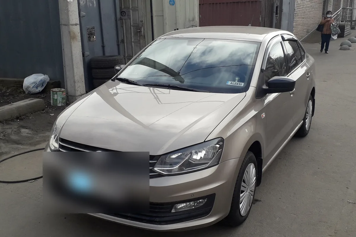Volkswagen Polo седан после рестайлинга у владельца